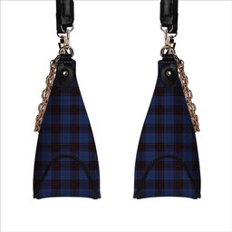 ScotsTee Shop Scottish Hume Tartan Handbag Women's Shoulder Bag With Chain