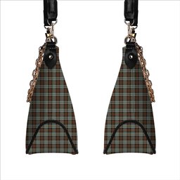 ScotsTee Shop Scottish McLeod of Harris Weathered Tartan Handbag Women's Shoulder Bag With Chain