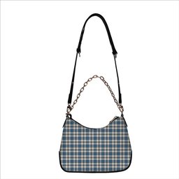 ScotsTee Shop Scottish Hannay Ancient Tartan Handbag Women's Shoulder Bag With Chain