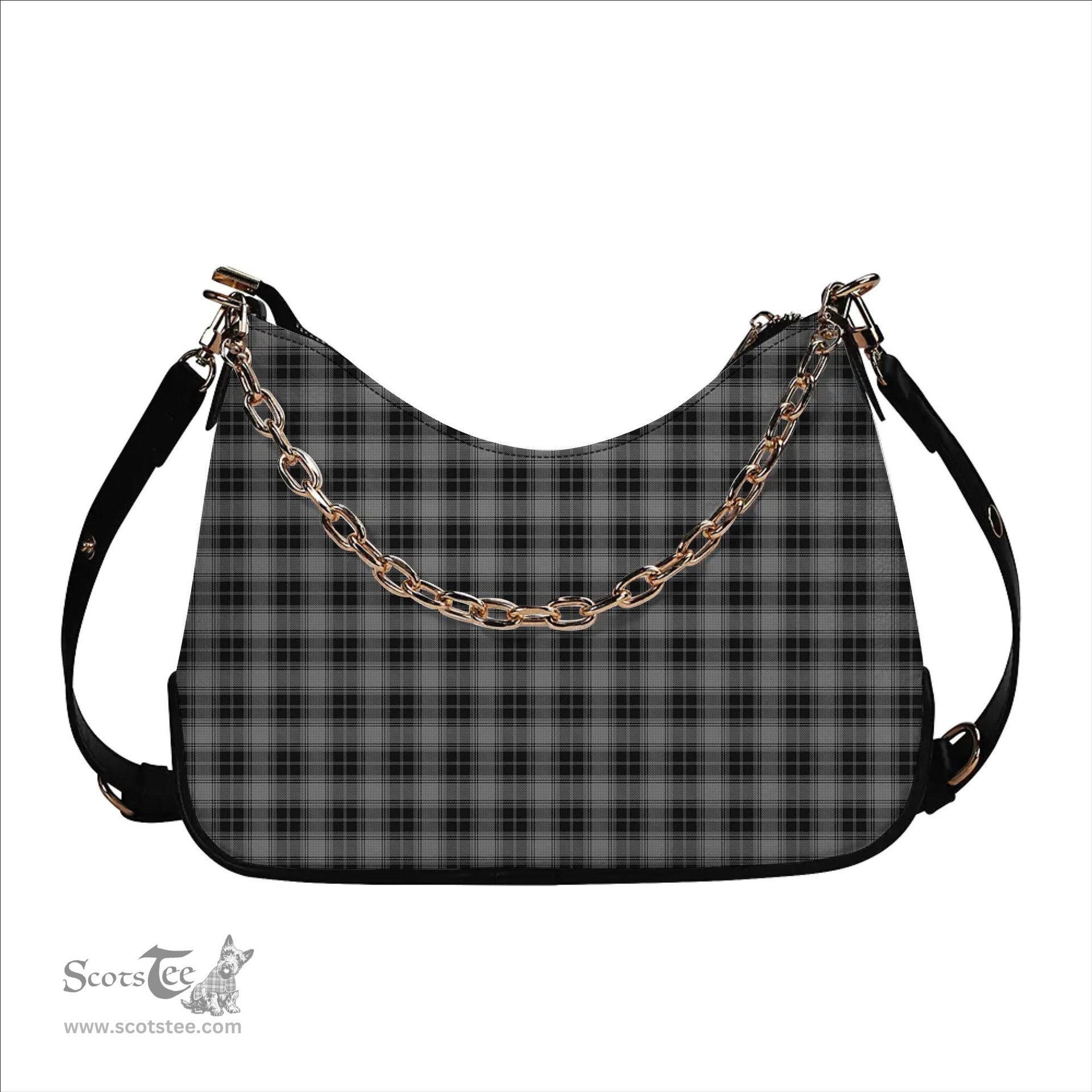 ScotsTee Shop Scottish O'Sullivan-Beare Tartan Handbag Women's Shoulder Bag With Chain