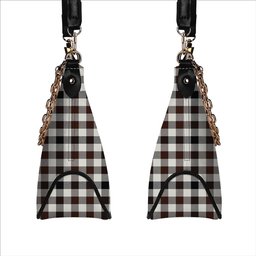 ScotsTee Shop Scottish Hogg Modern Tartan Handbag Women's Shoulder Bag With Chain