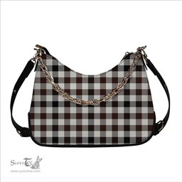 ScotsTee Shop Scottish Hogg Modern Tartan Handbag Women's Shoulder Bag With Chain