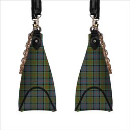 ScotsTee Shop Scottish McDonald of Clan Ranald Ancient Tartan Handbag Women's Shoulder Bag With Chain