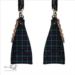 ScotsTee Shop Scottish McPhail Hunting Modern Tartan Handbag Women's Shoulder Bag With Chain