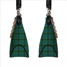 ScotsTee Shop Scottish Henderson Ancient Tartan Handbag Women's Shoulder Bag With Chain
