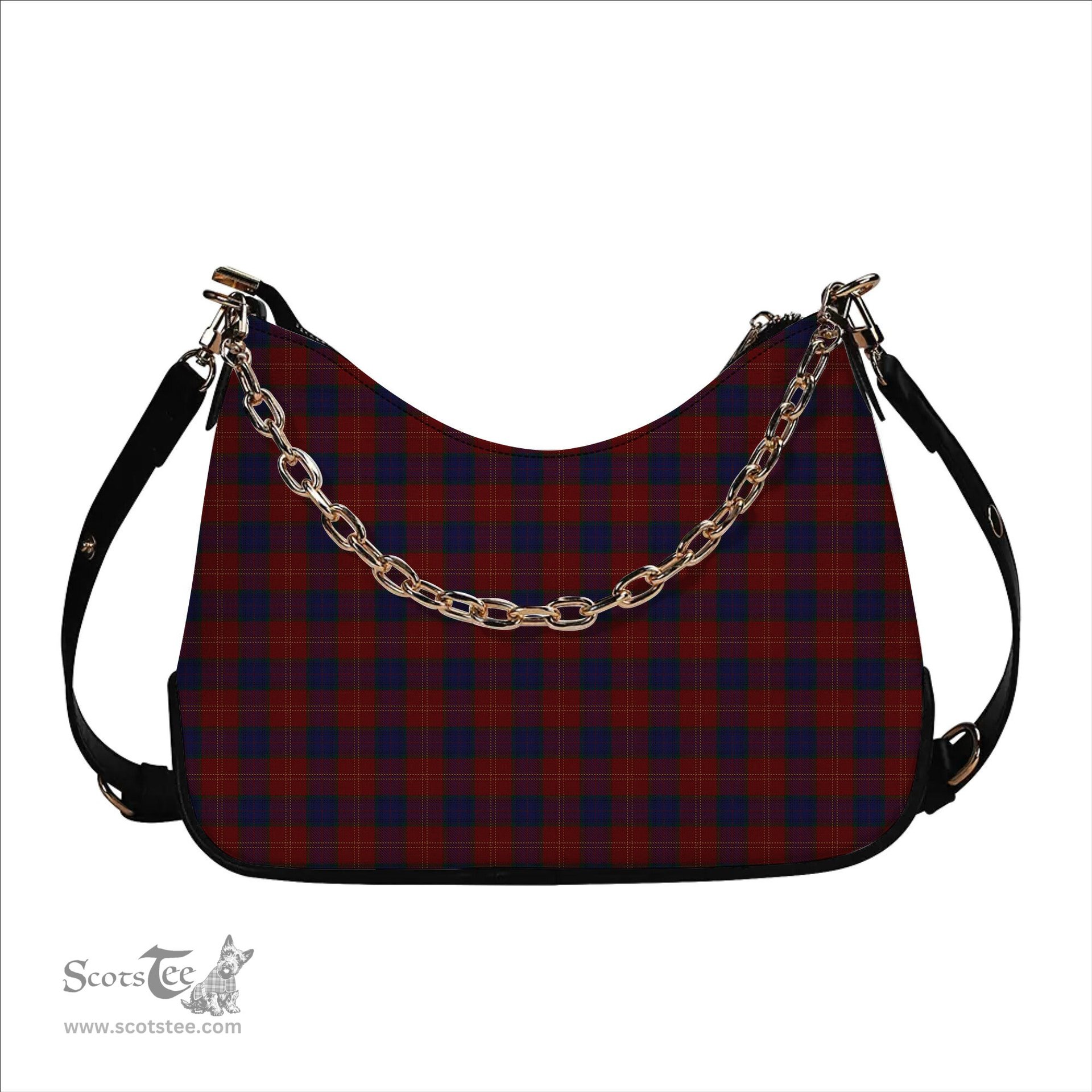 ScotsTee Shop Scottish MacEdward MacGregor Hastie Tartan Handbag Women's Shoulder Bag With Chain