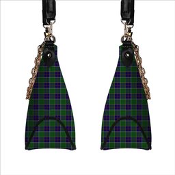 ScotsTee Shop Scottish Inkster Tartan Handbag Women's Shoulder Bag With Chain