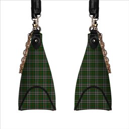 ScotsTee Shop Scottish MacNeish Hunting Tartan Handbag Women's Shoulder Bag With Chain
