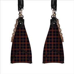 ScotsTee Shop Scottish York Region Pipe Band Tartan Handbag Women's Shoulder Bag With Chain