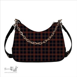 ScotsTee Shop Scottish York Region Pipe Band Tartan Handbag Women's Shoulder Bag With Chain