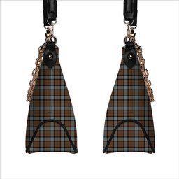 ScotsTee Shop Scottish MacLaren Weathered Tartan Handbag Women's Shoulder Bag With Chain