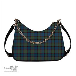 ScotsTee Shop Scottish McNeacail Hunting Tartan Handbag Women's Shoulder Bag With Chain