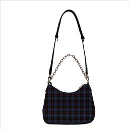 ScotsTee Shop Scottish Nairn Modern Tartan Handbag Women's Shoulder Bag With Chain