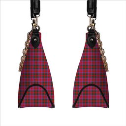 ScotsTee Shop Scottish MacGowan Portrait Modern Tartan Handbag Women's Shoulder Bag With Chain