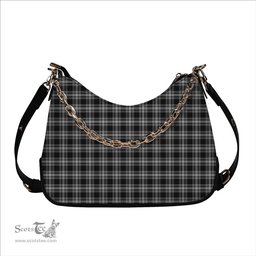 ScotsTee Shop Scottish Menzies 1938 Tartan Handbag Women's Shoulder Bag With Chain