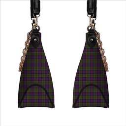 ScotsTee Shop Scottish MacDonald of Clanranald 2 Tartan Handbag Women's Shoulder Bag With Chain