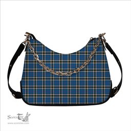 ScotsTee Shop Scottish MacTavish Dress Modern Tartan Handbag Women's Shoulder Bag With Chain