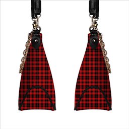 ScotsTee Shop Scottish Murray of Ochtertyre Modern Tartan Handbag Women's Shoulder Bag With Chain