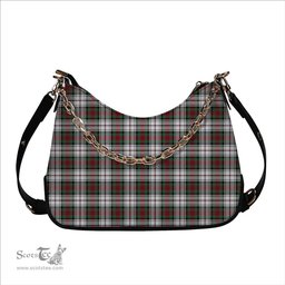 ScotsTee Shop Scottish McDuff Dress Modern Tartan Handbag Women's Shoulder Bag With Chain