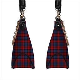 ScotsTee Shop Scottish McLachlan Modern Tartan Handbag Women's Shoulder Bag With Chain