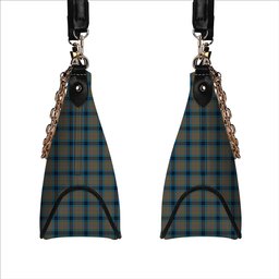 ScotsTee Shop Scottish MacThomas Hunting Ancient Tartan Handbag Women's Shoulder Bag With Chain