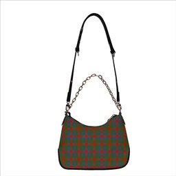 ScotsTee Shop Scottish McGowan Ancient Tartan Handbag Women's Shoulder Bag With Chain