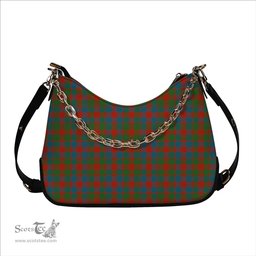 ScotsTee Shop Scottish McGowan Ancient Tartan Handbag Women's Shoulder Bag With Chain