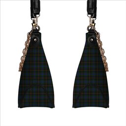 ScotsTee Shop Scottish MacKean Hunting Tartan Handbag Women's Shoulder Bag With Chain