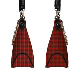 ScotsTee Shop Scottish McKinnon Modern Tartan Handbag Women's Shoulder Bag With Chain