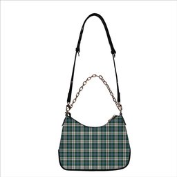 ScotsTee Shop Scottish McLeod Of Californian Ancient Tartan Handbag Women's Shoulder Bag With Chain