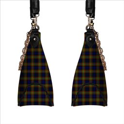 ScotsTee Shop Scottish MacLellan Modern SC Tartan Handbag Women's Shoulder Bag With Chain
