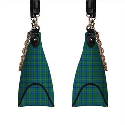 ScotsTee Shop Scottish Oliphant Ancient Clan Tartan Handbag Women's Shoulder Bag With Chain