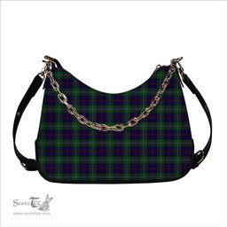ScotsTee Shop Scottish MacEachain Tartan Handbag Women's Shoulder Bag With Chain