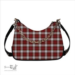 ScotsTee Shop Scottish McFie Dress Ancient Tartan Handbag Women's Shoulder Bag With Chain