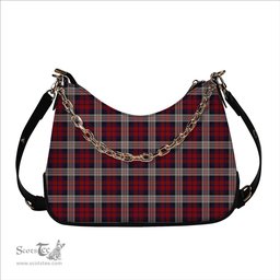ScotsTee Shop Scottish McDonald Dress Irish Tartan Handbag Women's Shoulder Bag With Chain