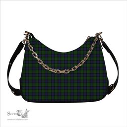 ScotsTee Shop Scottish Ogilvie of Inverarity VS 2 Tartan Handbag Women's Shoulder Bag With Chain