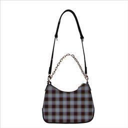 ScotsTee Shop Scottish MacDonald Dress Ancient Tartan Handbag Women's Shoulder Bag With Chain