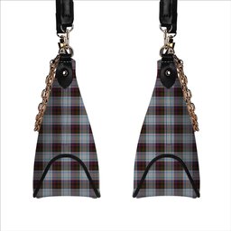 ScotsTee Shop Scottish MacDonald Dress Ancient Tartan Handbag Women's Shoulder Bag With Chain