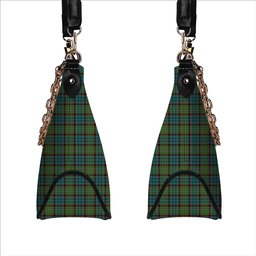 ScotsTee Shop Scottish McNicol Hunting Ancient Tartan Handbag Women's Shoulder Bag With Chain
