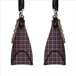 ScotsTee Shop Scottish Jardine of Castlemilk Modern Tartan Handbag Women's Shoulder Bag With Chain