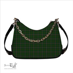 ScotsTee Shop Scottish MacClure Hunting Tartan Handbag Women's Shoulder Bag With Chain