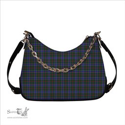 ScotsTee Shop Scottish Ogilvie (Ogilvy) Hunting Modern Tartan Handbag Women's Shoulder Bag With Chain