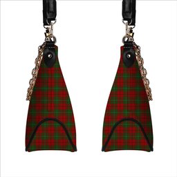 ScotsTee Shop Scottish MacAuley Tartan Handbag Women's Shoulder Bag With Chain