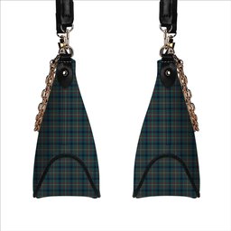 ScotsTee Shop Scottish McConnell Modern Tartan Handbag Women's Shoulder Bag With Chain