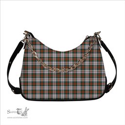 ScotsTee Shop Scottish MacDuff Dress Ancient SC Tartan Handbag Women's Shoulder Bag With Chain