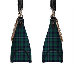 ScotsTee Shop Scottish Irvine Modern Tartan Handbag Women's Shoulder Bag With Chain