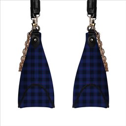 ScotsTee Shop Scottish Morgan Modern Tartan Handbag Women's Shoulder Bag With Chain