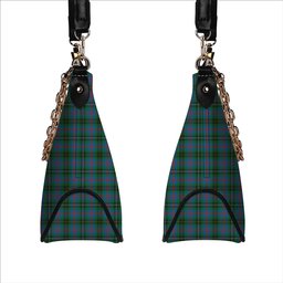 ScotsTee Shop Scottish Wood Ancient Clan Tartan Handbag Women's Shoulder Bag With Chain
