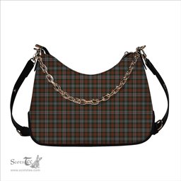 ScotsTee Shop Scottish Murray of Atholl Weathered Tartan Handbag Women's Shoulder Bag With Chain