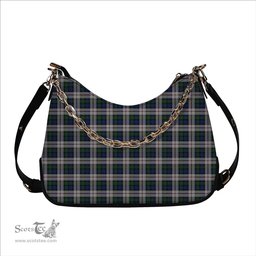 ScotsTee Shop Scottish Lauder Dress Tartan Handbag Women's Shoulder Bag With Chain